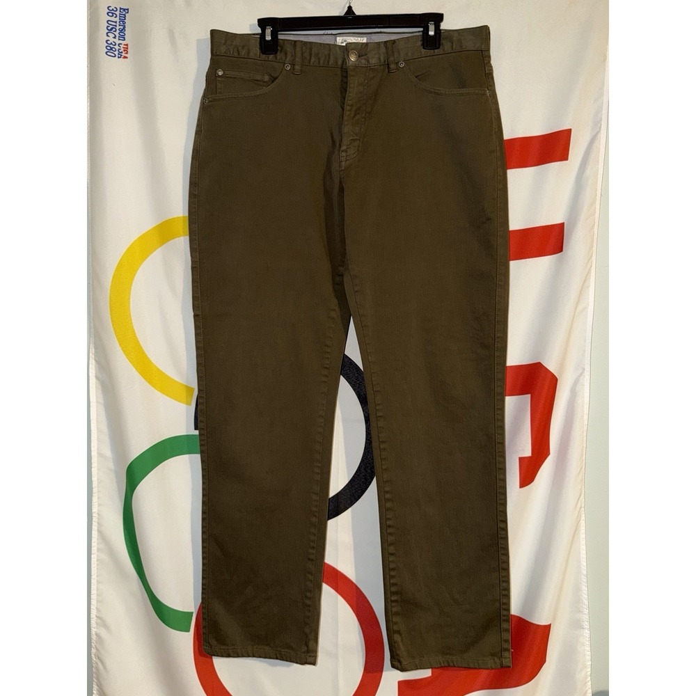 Peter Millar Khaki Pants Mens 35x30 Brown Casual Golf Cotton